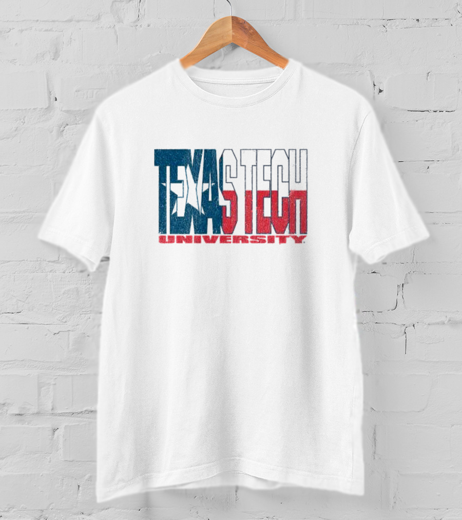 Texas Tech University Texas Flag Colors T-Shirt
