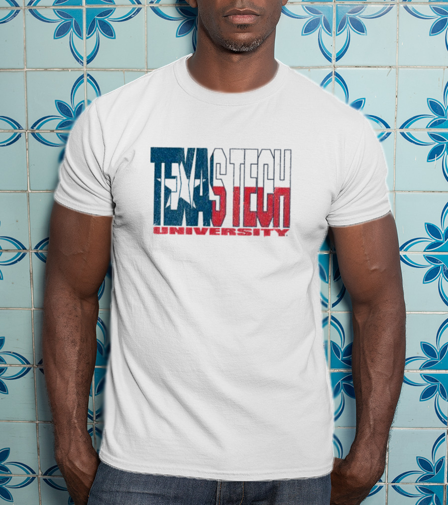 Texas Tech University Texas Flag Colors T-Shirt