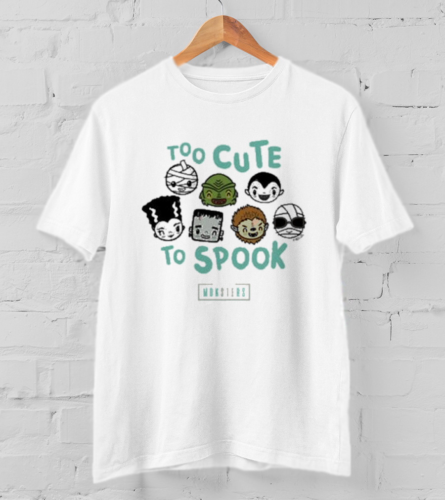 Too Cute To Spook Monsters Toddler Shirt Universal Monsters T-Shirt