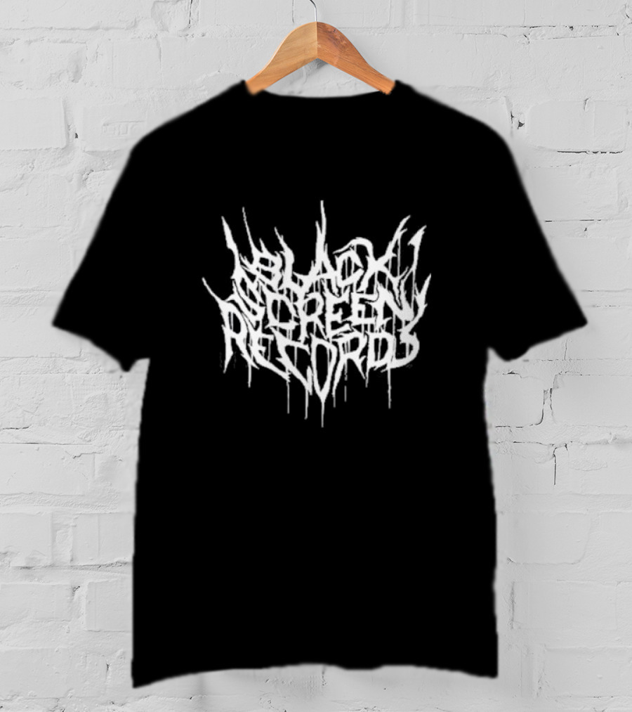 Black Screen Records BSR Black Metal T-Shirt