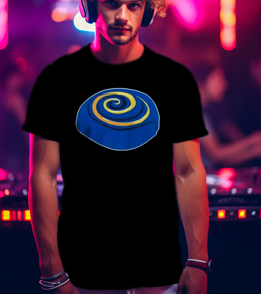 Cursed Cinnamon Roll Spiral Swirl T-Shirt