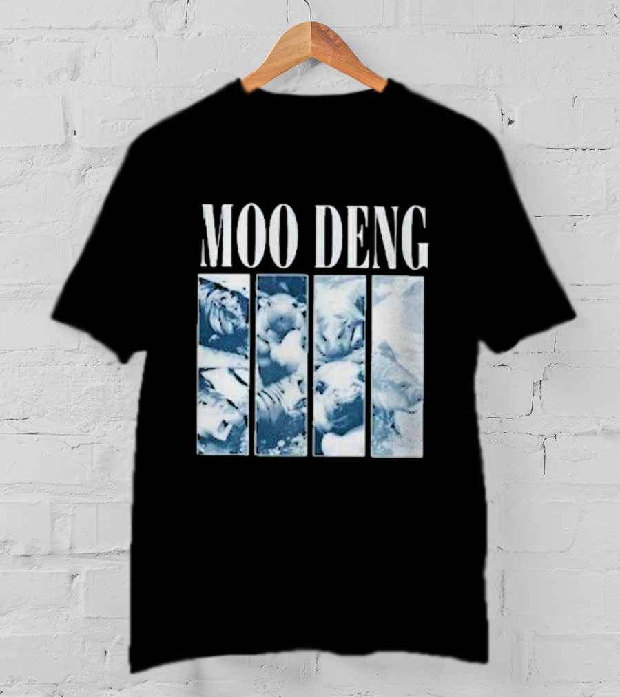 Moo Deng Blues Bootleg Pygmy Hippo T-Shirt