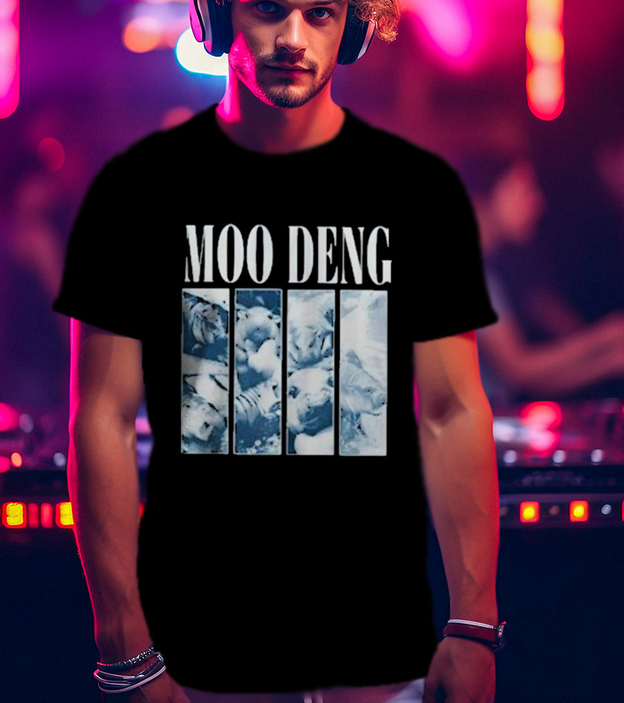 Moo Deng Blues Bootleg Pygmy Hippo T-Shirt
