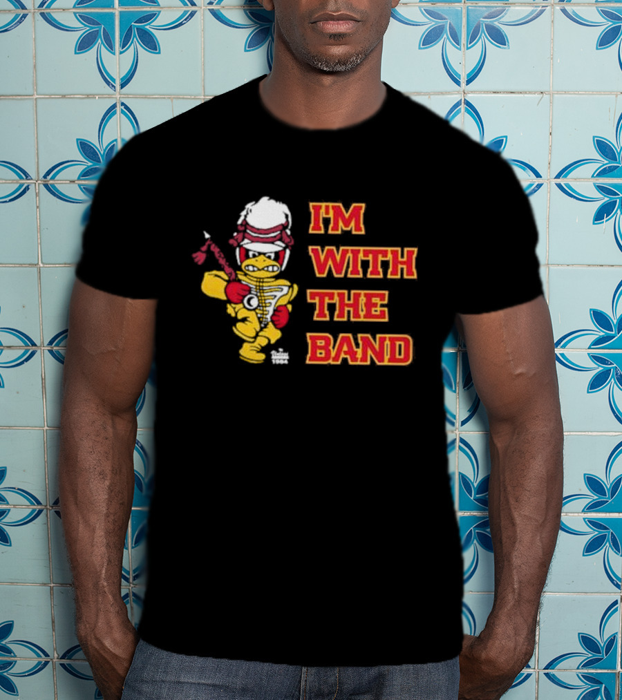 Cyclone Fanatic I’m With The Band Marching Band Cy 1984 T-Shirt