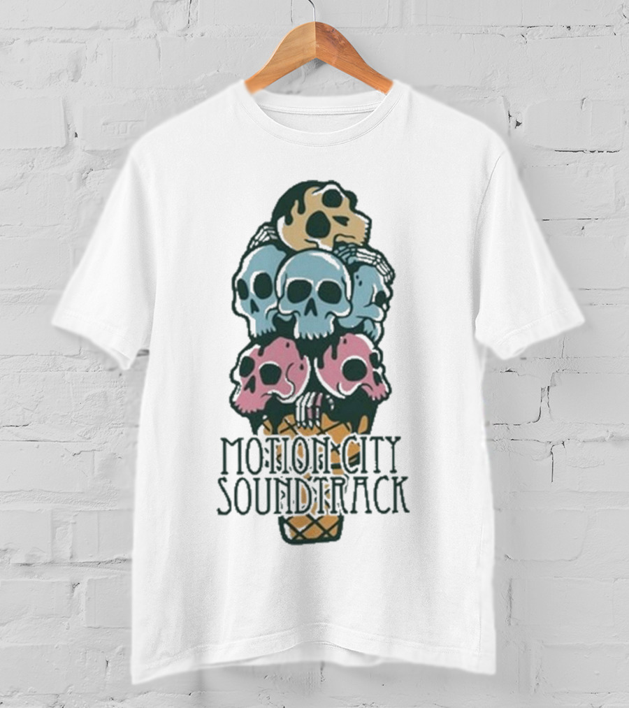 Motion City Soundtrack Ice Cream Skull Tower T-Shirt