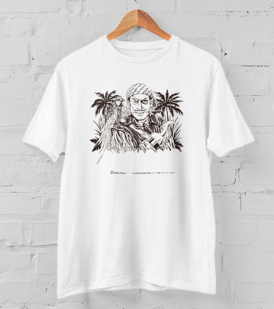 Tampa Bay Buccaneers Fire The Cannons Duvin Designs Co. Collaboration Pirate And Parrot T-Shirt