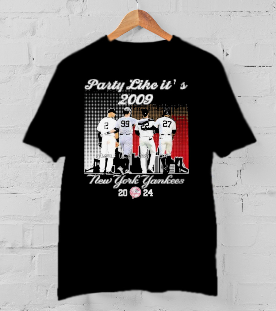 Party Like It’s 2009 New York Yankees Jeter Judge Soto Stanton T-Shirt