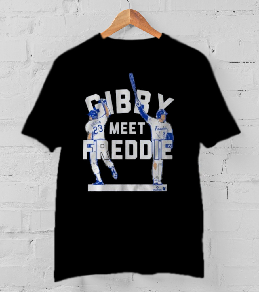 Gibby Meet Freddie Kirk Gibson Freddie Freeman Players T-Shirt