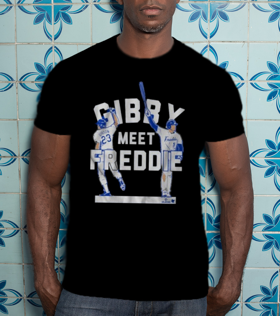 Gibby Meet Freddie Kirk Gibson Freddie Freeman Players T-Shirt