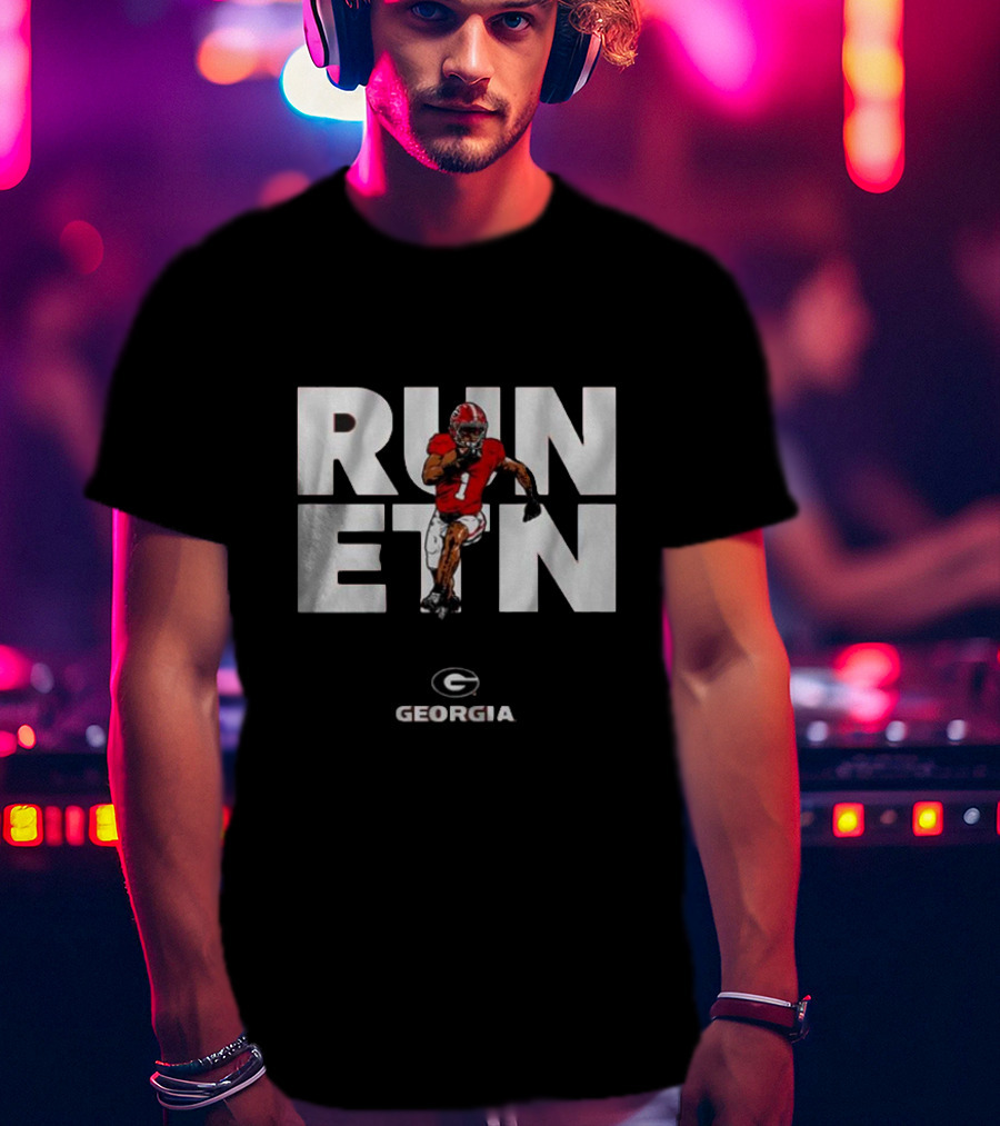 Georgia Football Run ETN T-Shirt