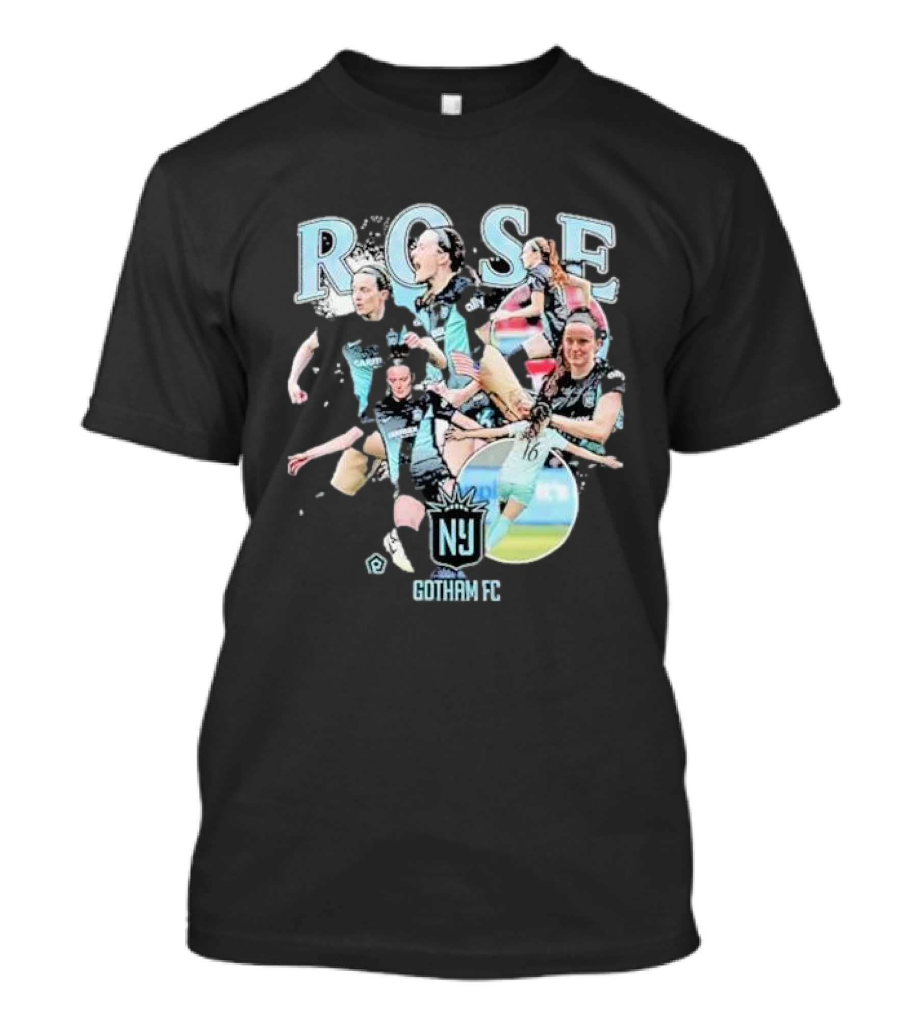 Rose Lavelle #16 NJ NY Gotham FC Stadium Essentials Crossroad T-Shirt