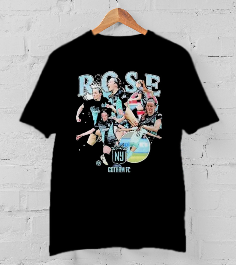Rose Lavelle #16 NJ NY Gotham FC Stadium Essentials Crossroad T-Shirt