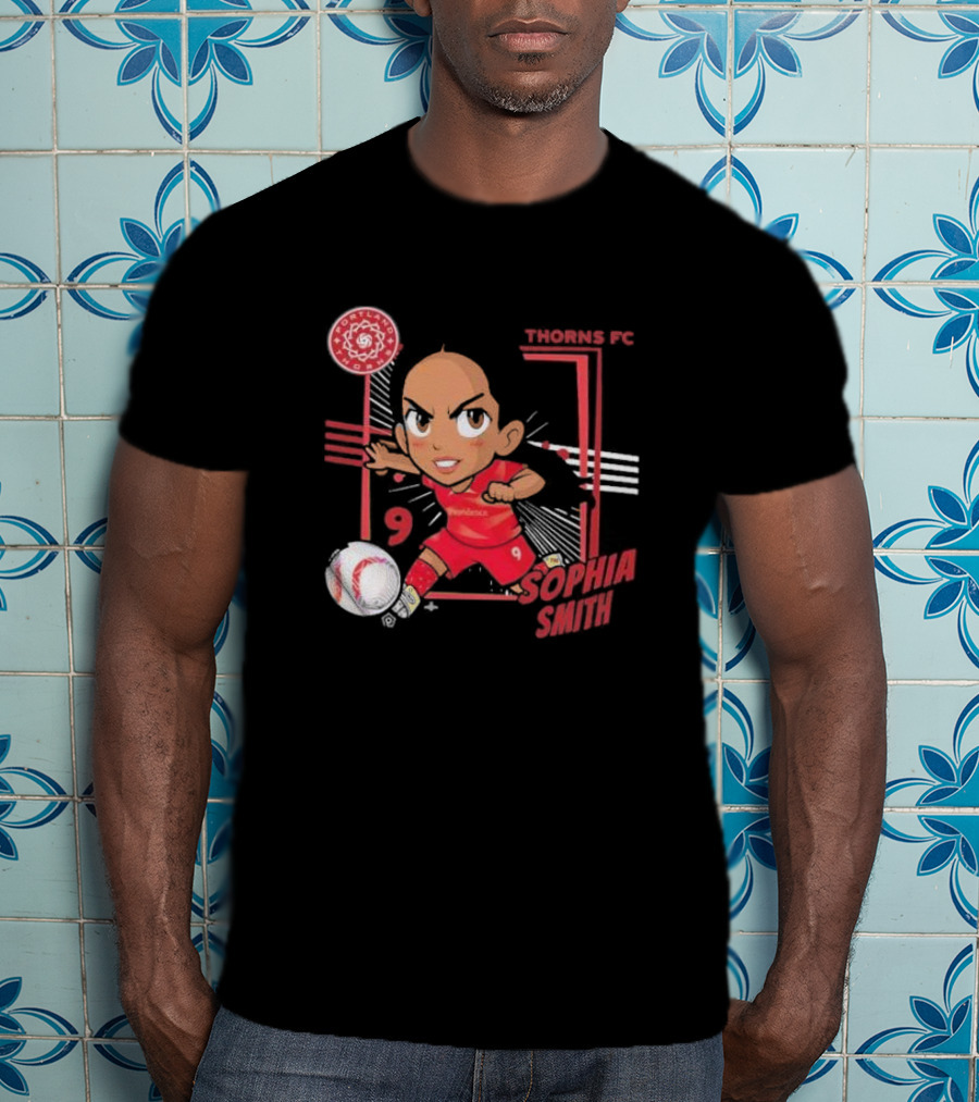 Sophia Smith #9 Portland Thorns FC Chibi Stadium Essentials T-Shirt