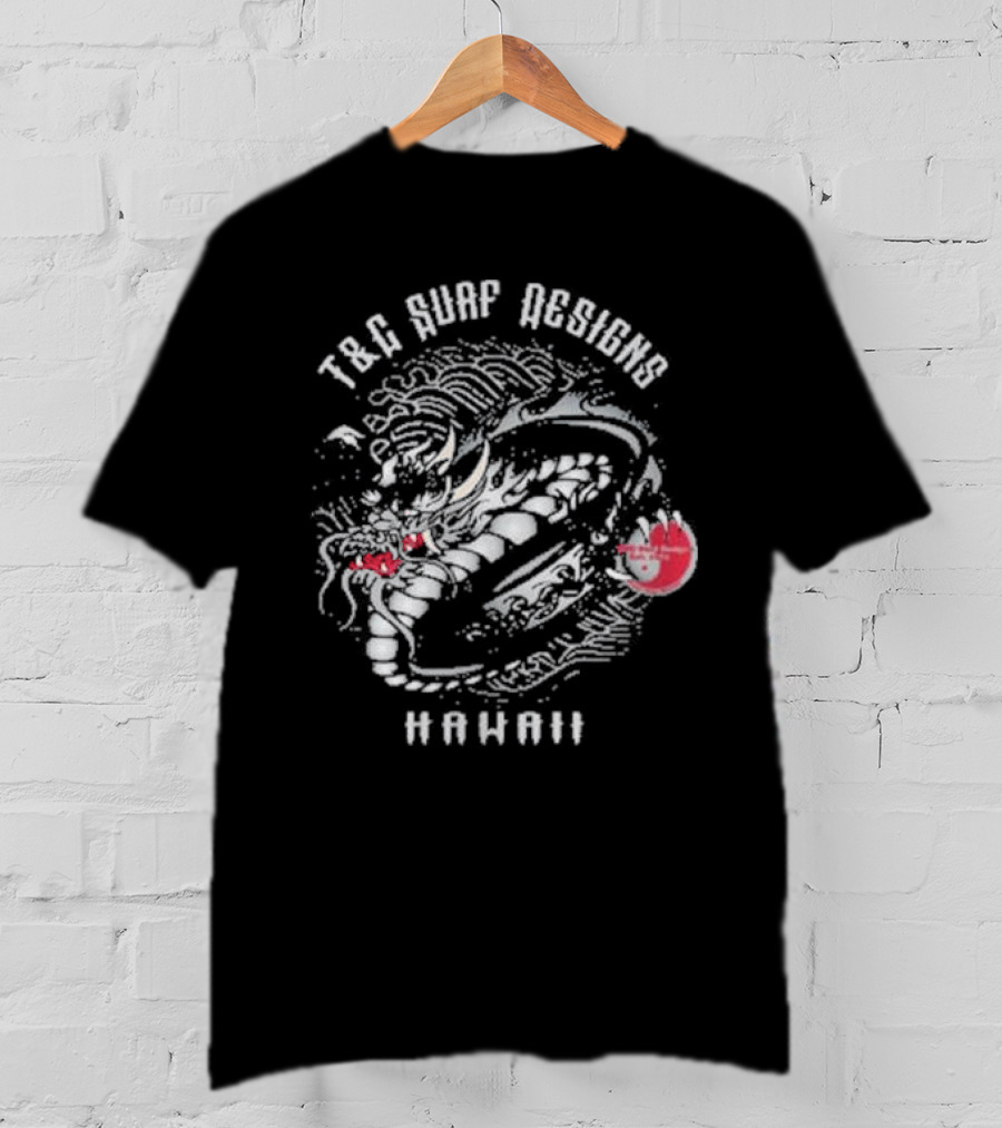 T&C Surf Designs Hawaii Fierce Dragon T-Shirt
