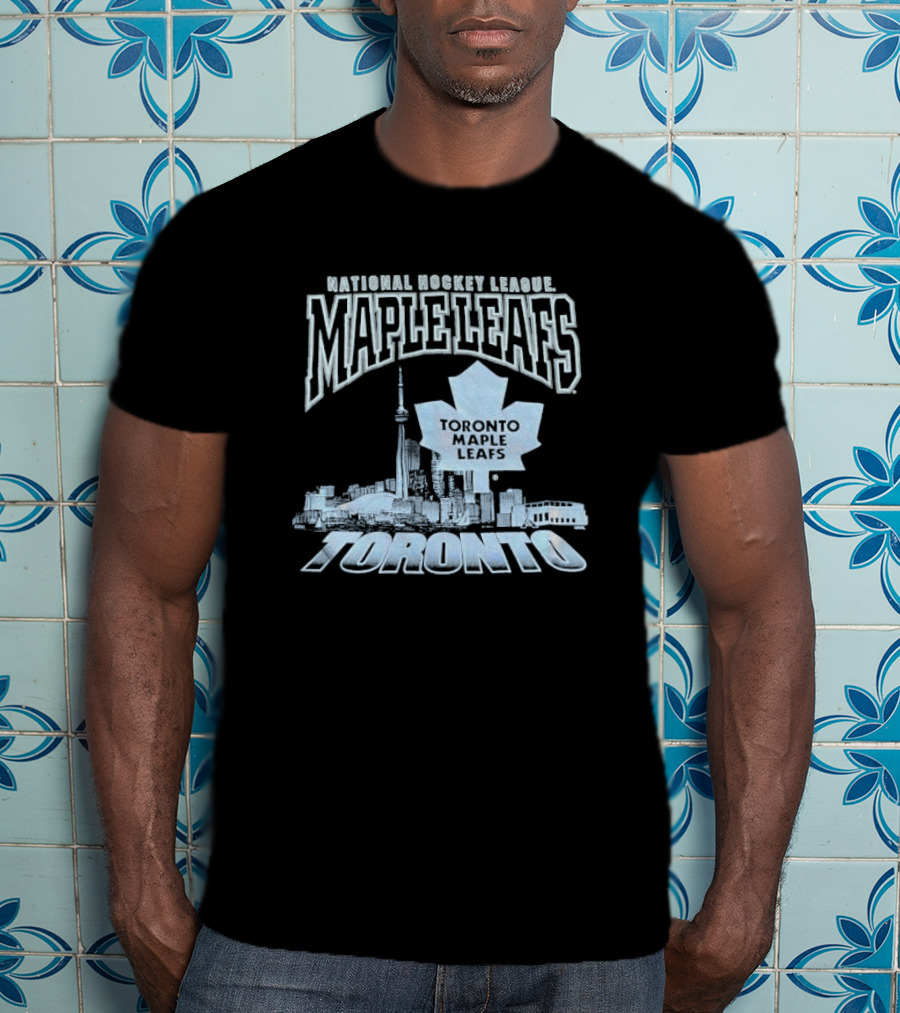 National Hockey League Toronto Maple Leafs Skyline Toronto T-Shirt