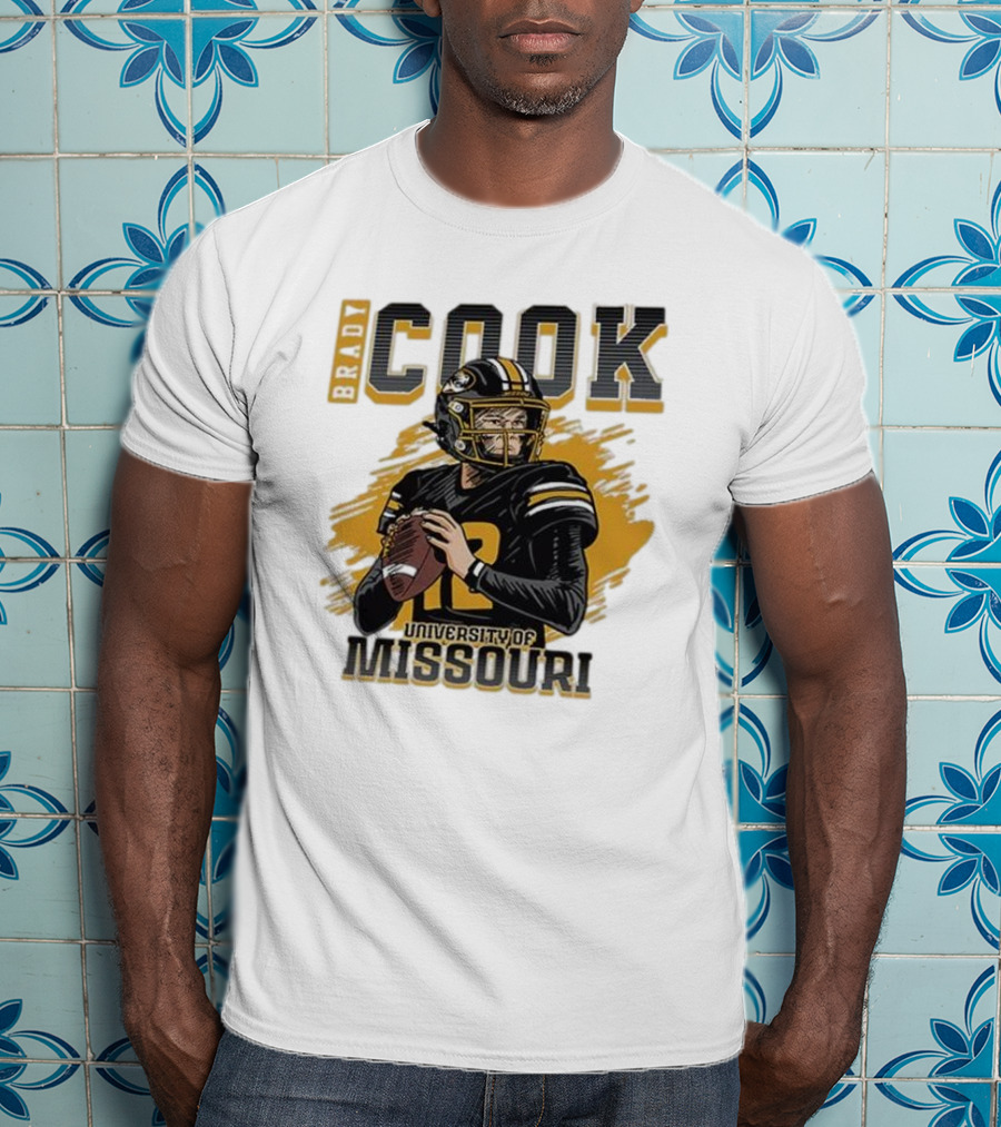Brady Cook University Of Missouri Football Player T-Shirt