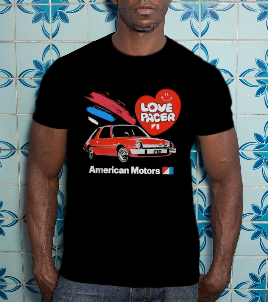 Love Pacer 75 American Motors Retro Style Car T-Shirt