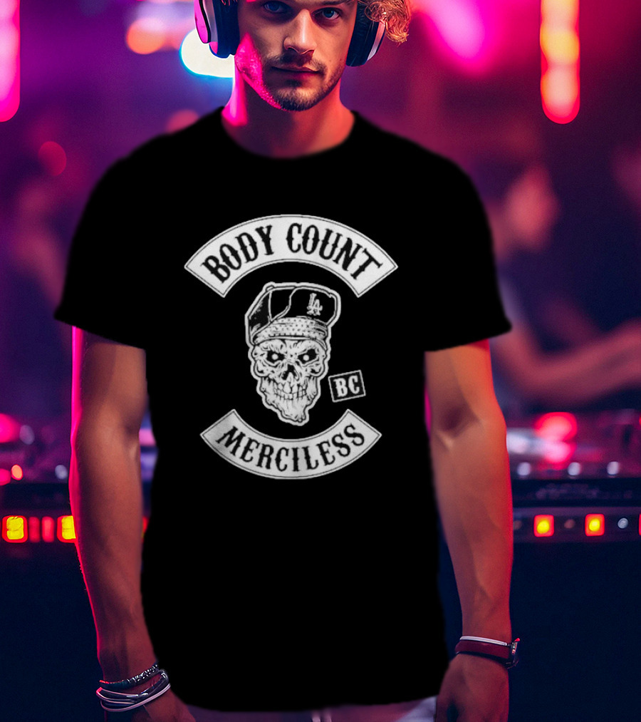 Body Count Merciless BC Skull LA Cap T-Shirt