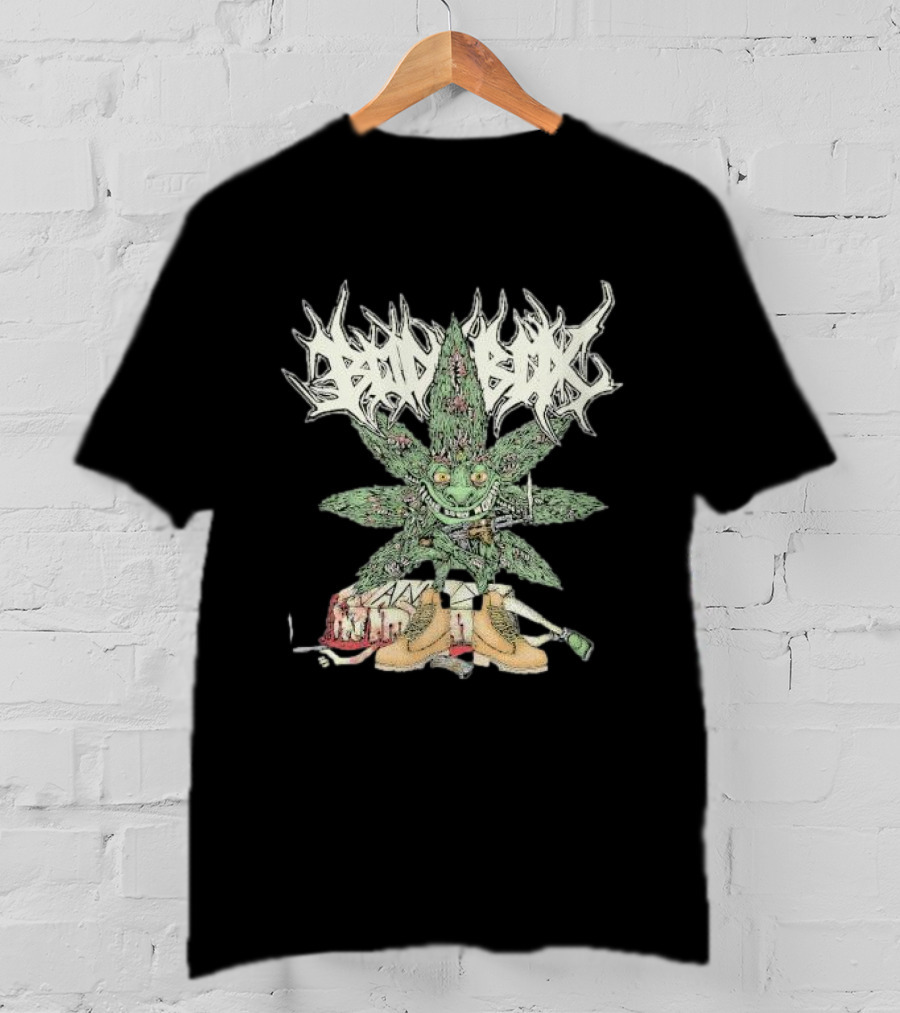 Bodybox Smoke Bars Graffiti Leaf Character Urban Boots T-Shirt