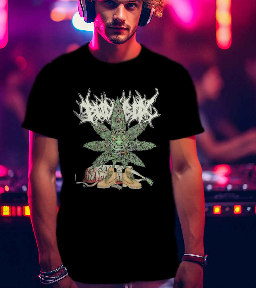 Bodybox Smoke Bars Graffiti Leaf Character Urban Boots T-Shirt