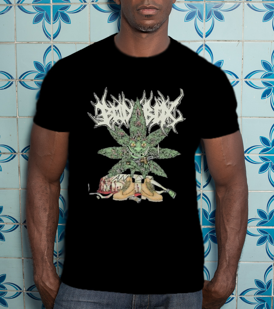 Bodybox Smoke Bars Graffiti Leaf Character Urban Boots T-Shirt