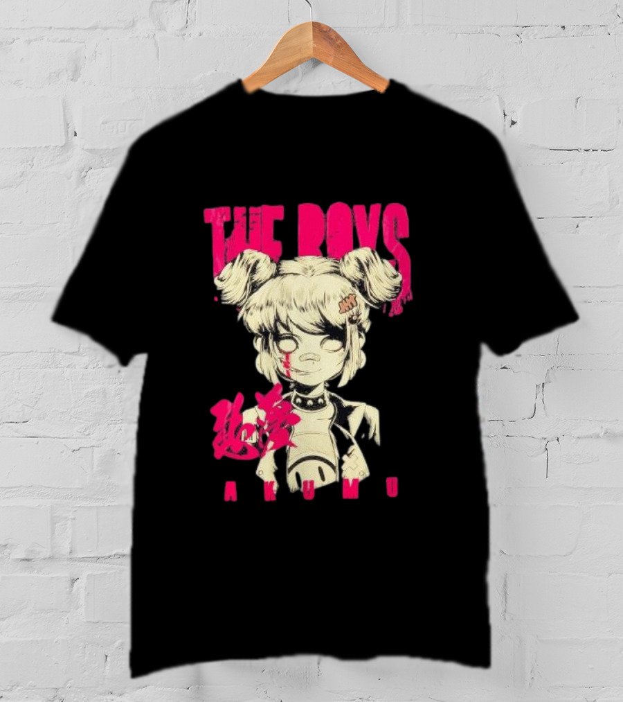 The Boys Akumu Glow In The Dark Em-J Manga Style Girl T-Shirt
