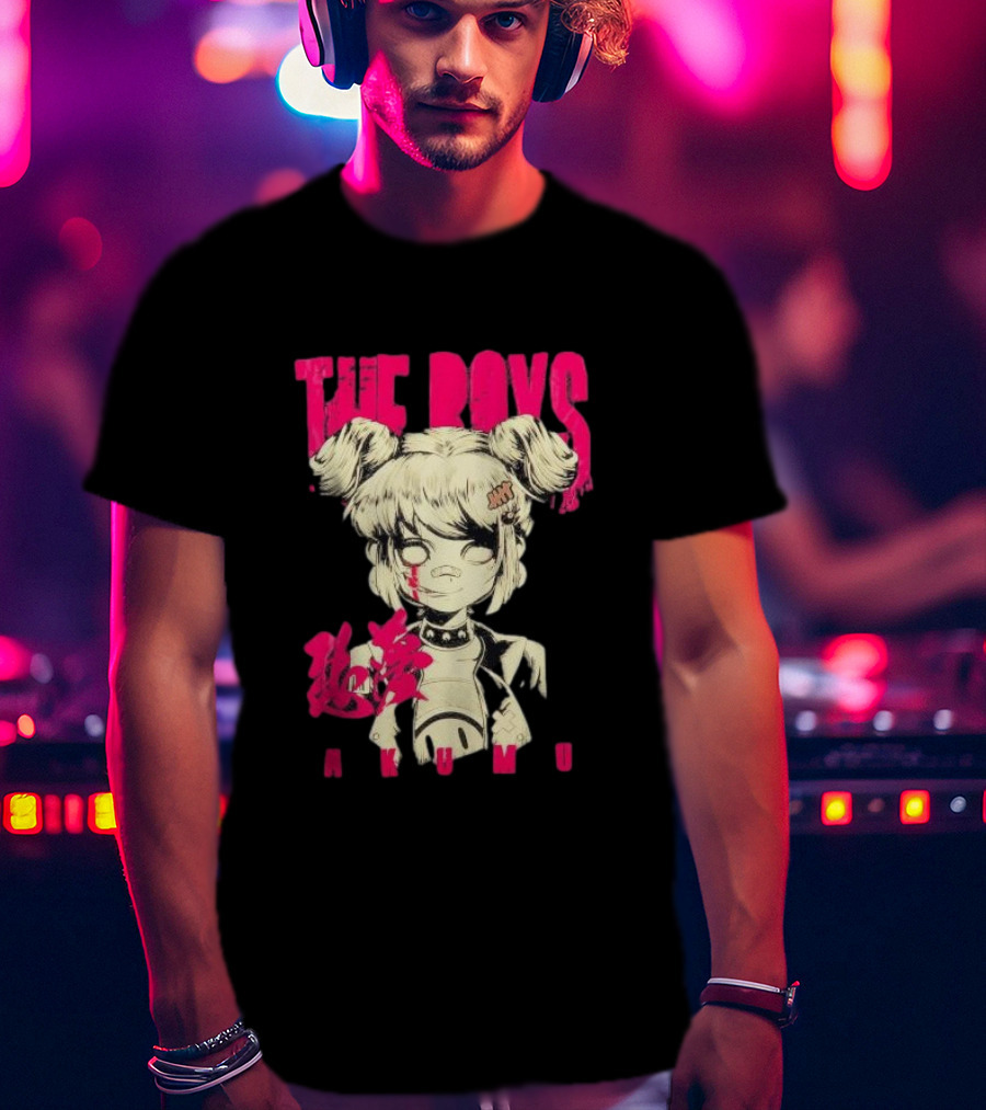 The Boys Akumu Glow In The Dark Em-J Manga Style Girl T-Shirt