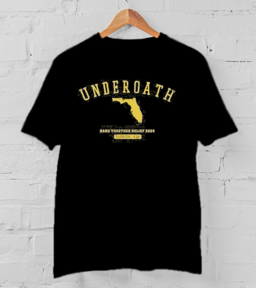Underoath Florida USA Band Together Relief T-Shirt