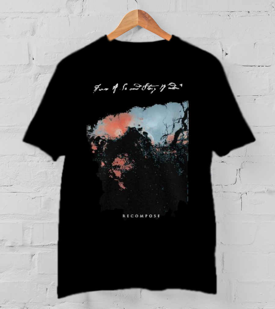 From A Second Story Window Recompose Abstract Landscape T-Shirt