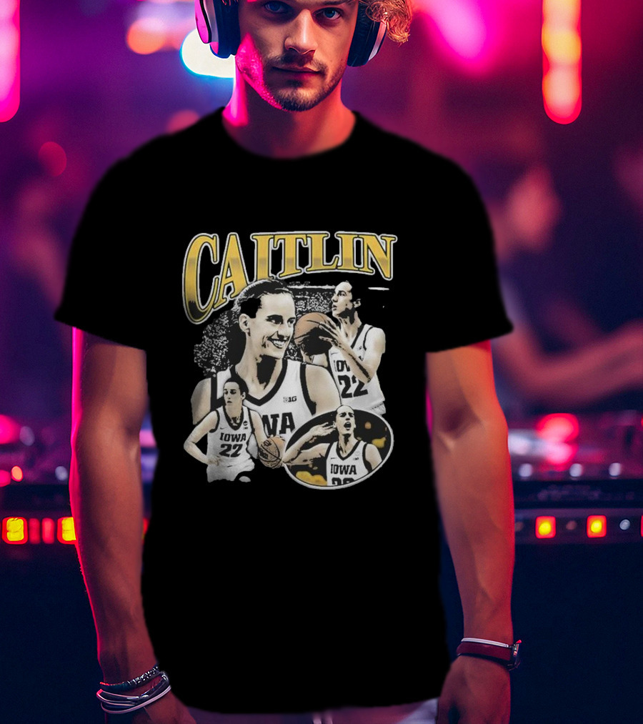 Caitlin Clark Iowa Hawkeyes Basketball Player 22 T-Shirt