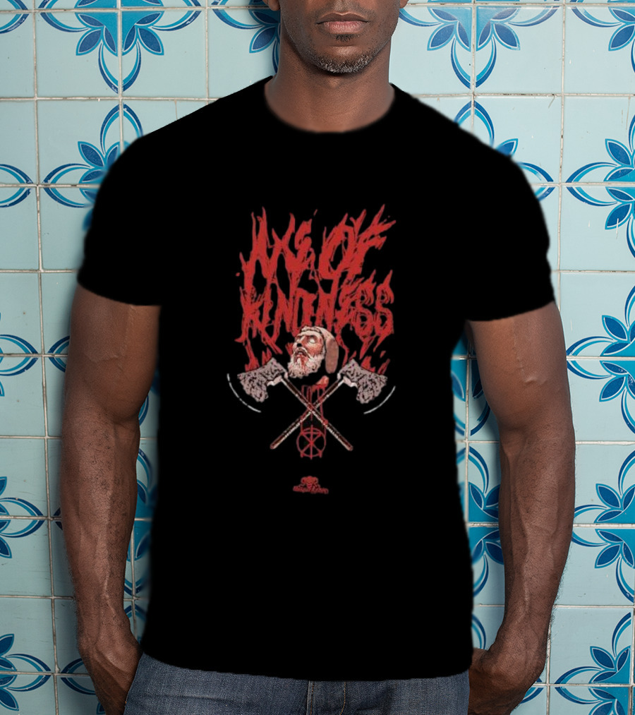 To The Grave Director’s Cuts Axe Of Kindness Crossed Axes Skull T-Shirt