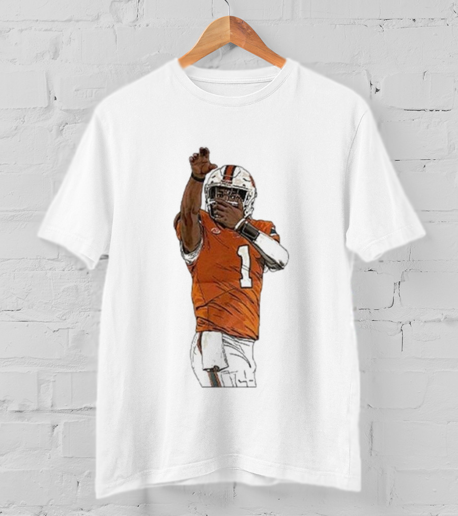 Cameron Ward Washington State Cougars Football Action Pose T-Shirt