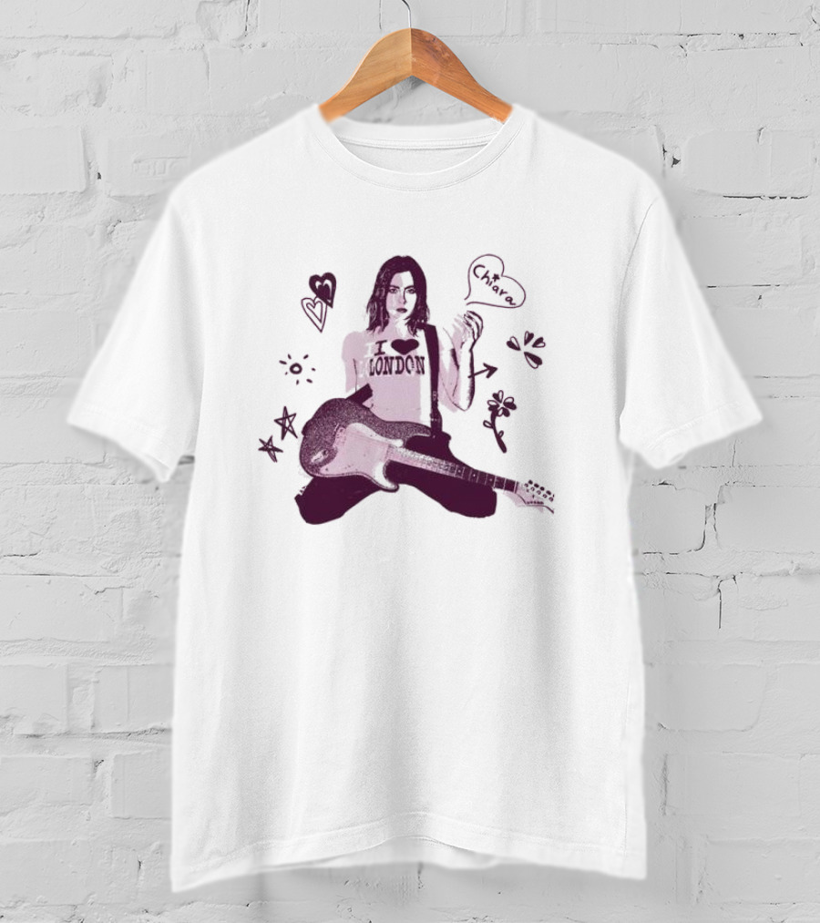Chiara London Guitar Heart T-Shirt
