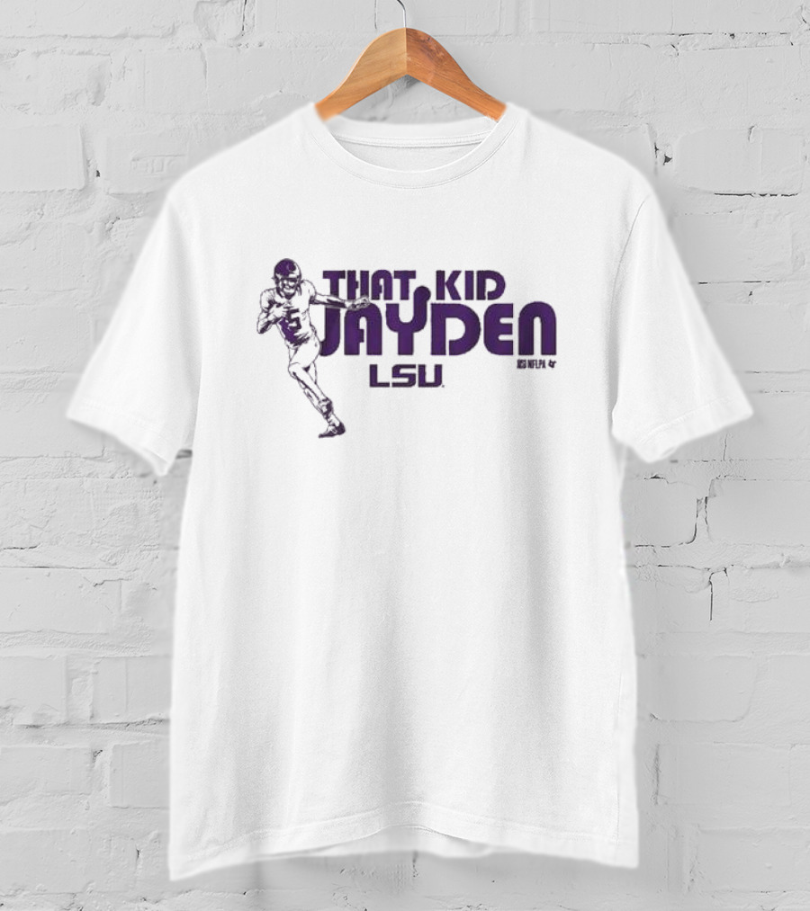 LSU Tigers That Kid Jayden Daniels NFLPA T-Shirt