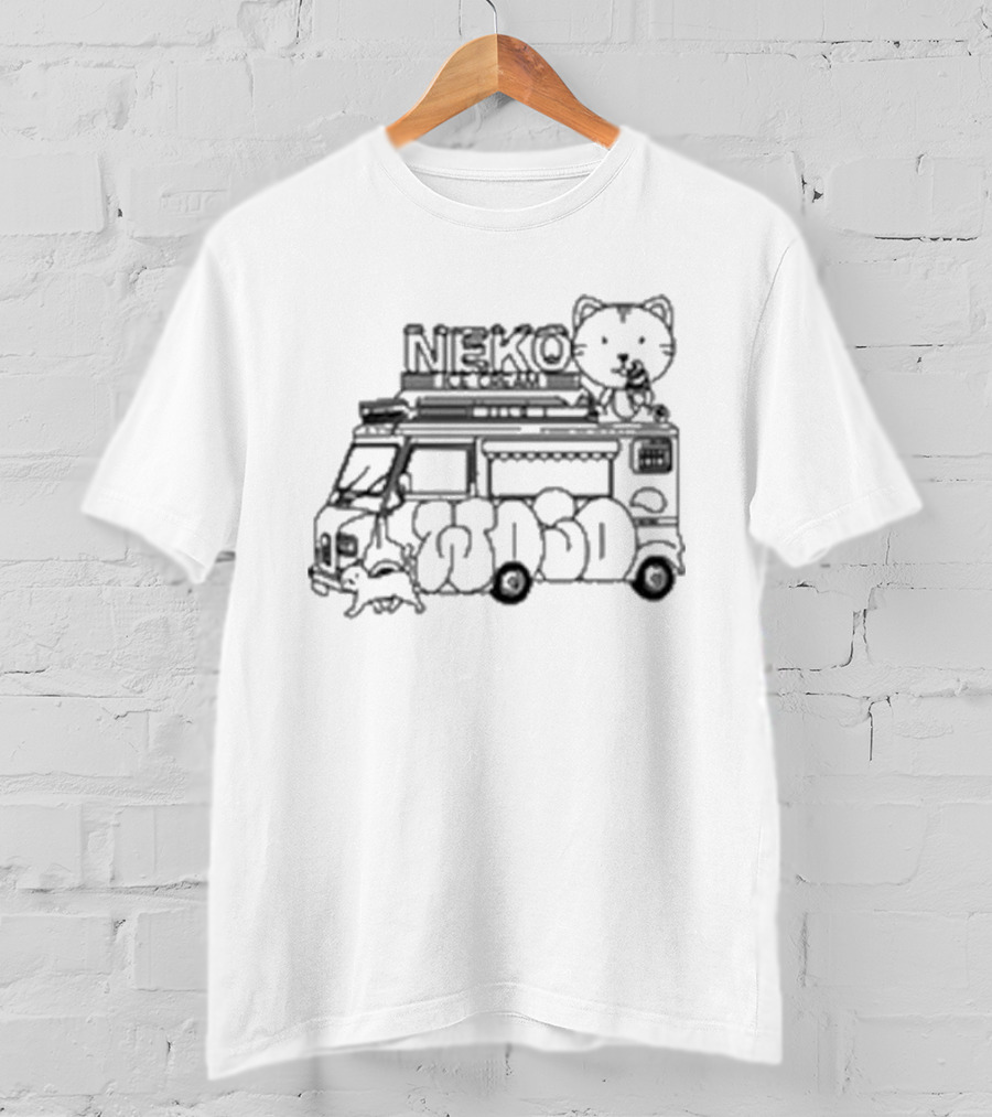 NEKO Ice Cream Truck Wojo Straycat Adventure T-Shirt