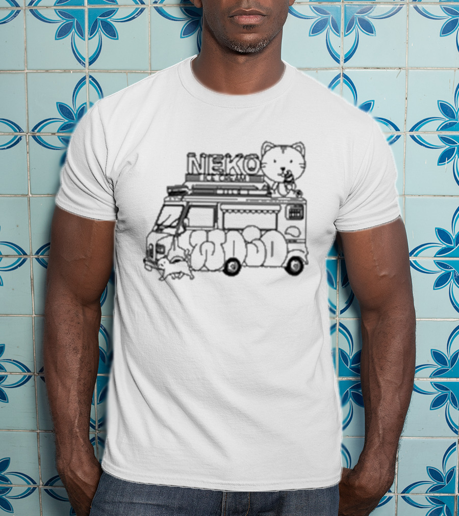 NEKO Ice Cream Truck Wojo Straycat Adventure T-Shirt
