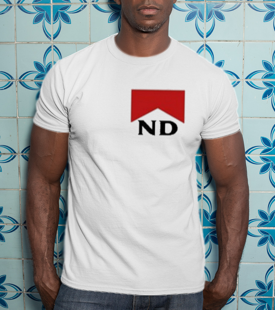 Nicotine Dolls ND Red Marlboro Style Badge T-Shirt