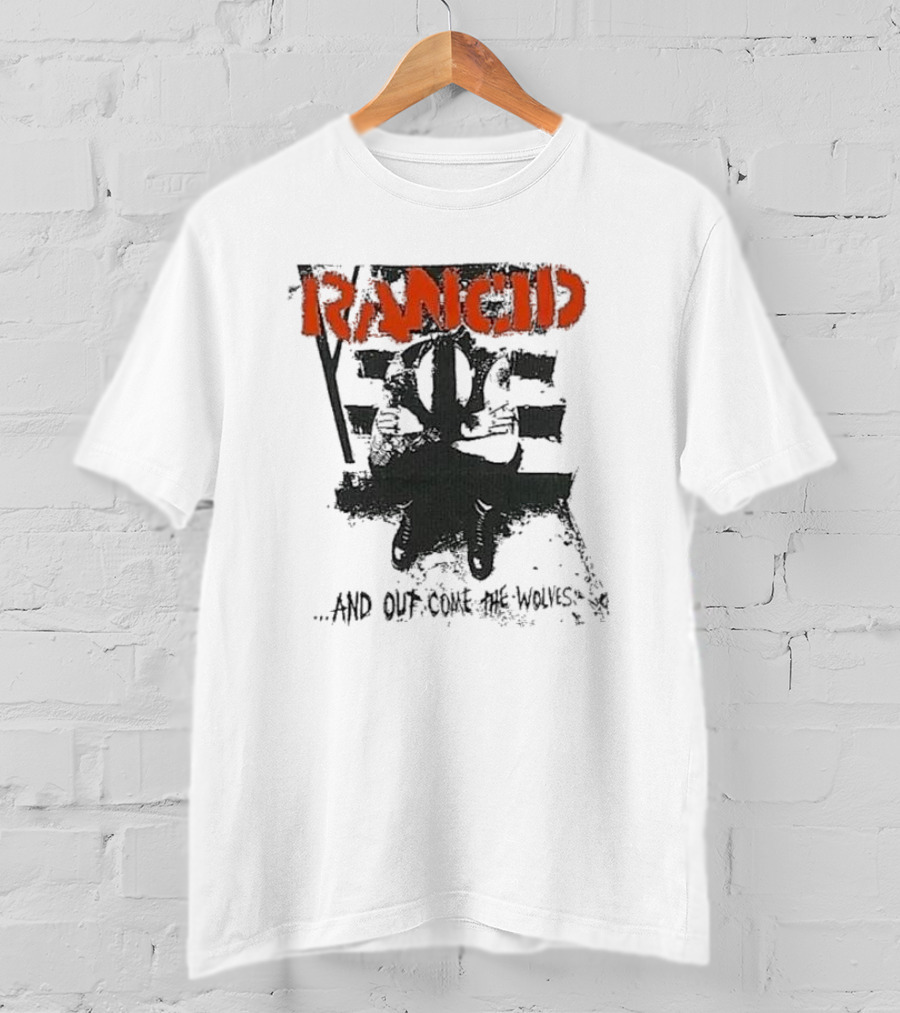 Rancid And Out Come The Wolves Punk Album Cover T-Shirt
