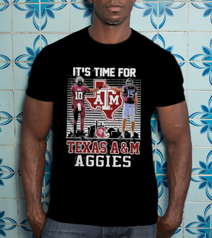 Texas A&M Aggies It's Time For Marcel Reed Conner Weigman T-Shirt