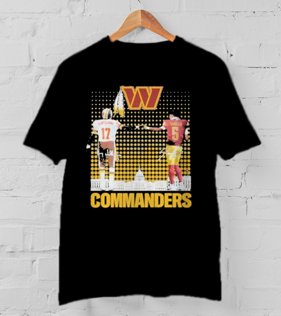 Williams Daniels Commanders Washington Football Legacy T-Shirt