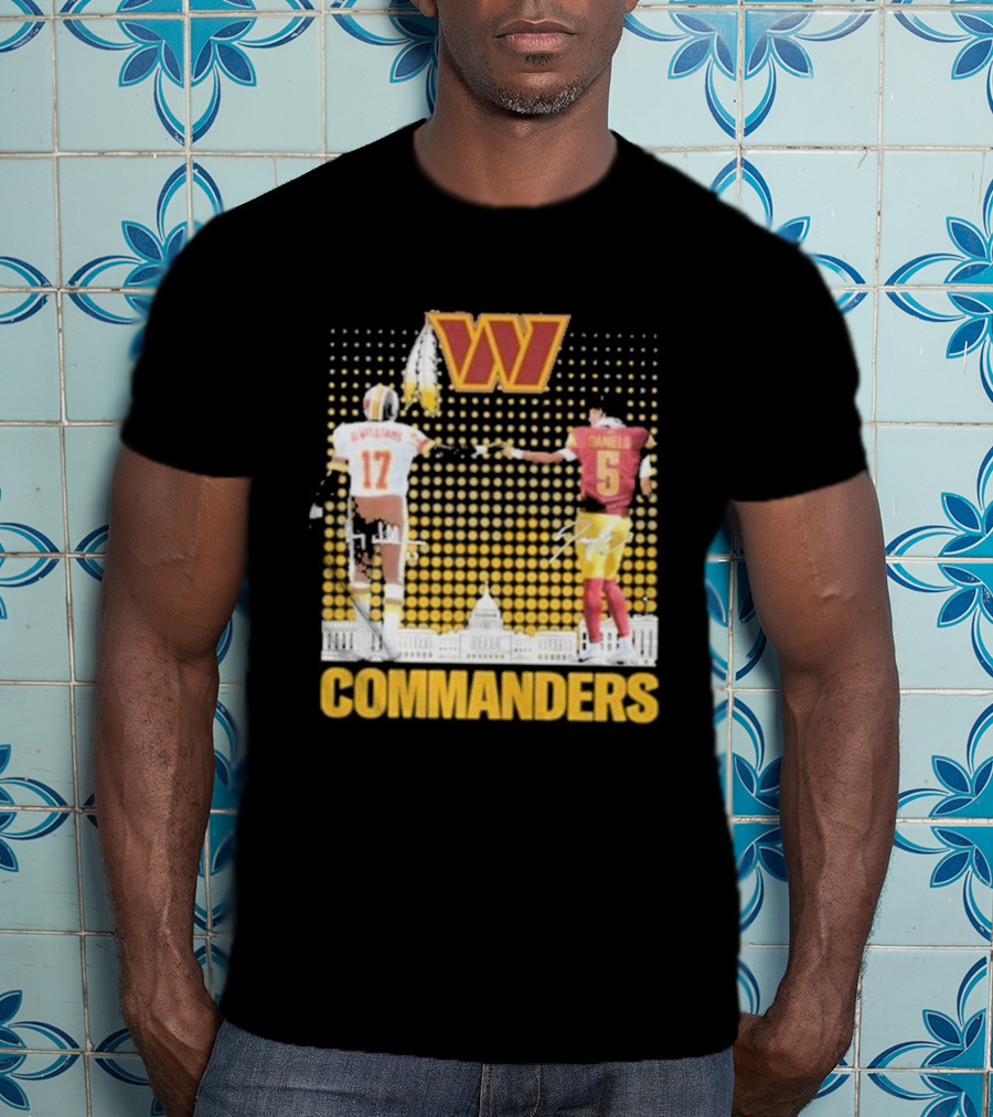 Williams Daniels Commanders Washington Football Legacy T-Shirt