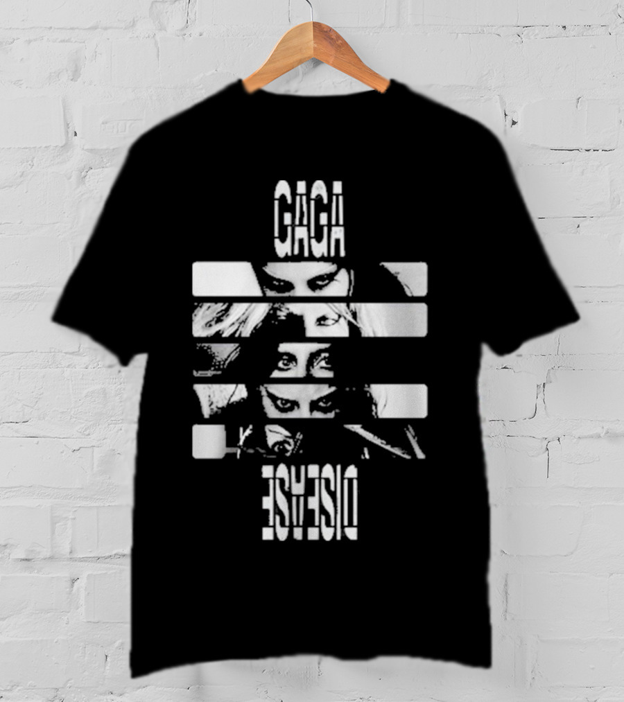 Gaga Disease Monochrome Eyes T-Shirt
