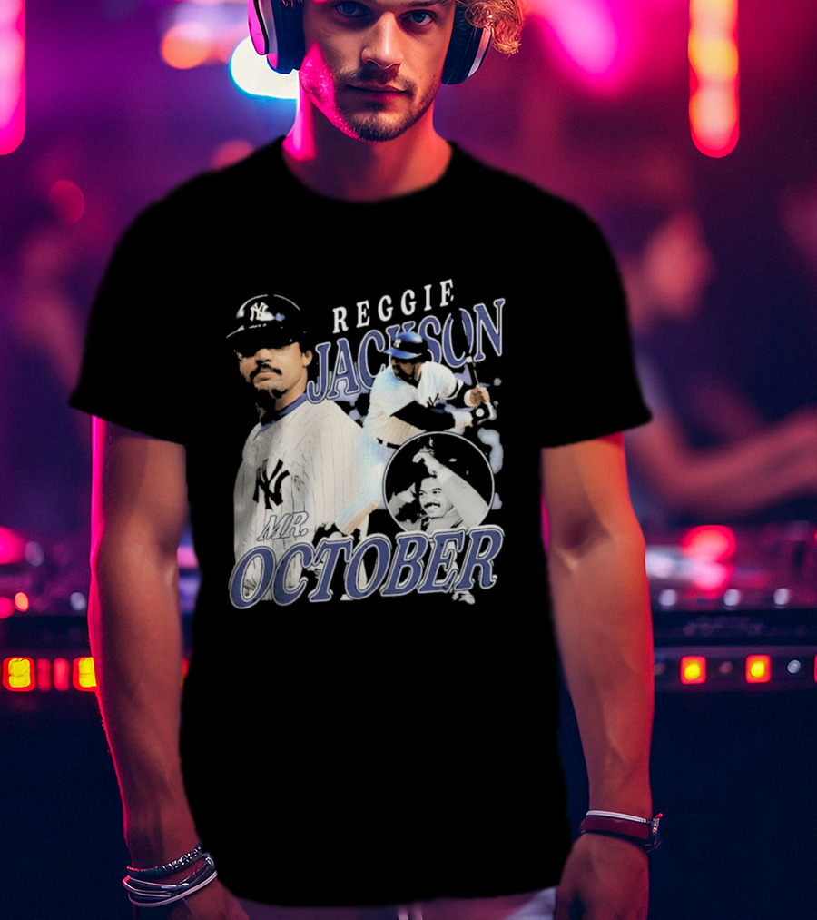 Reggie Jackson Mr October Yankees Legend T-Shirt