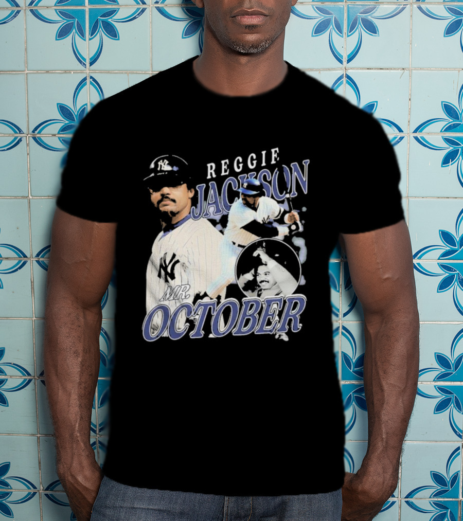Reggie Jackson Mr October Yankees Legend T-Shirt