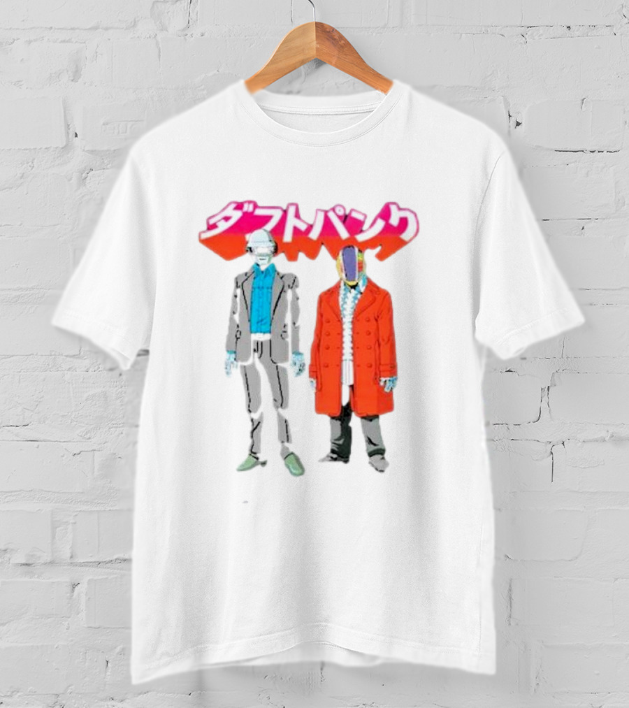 Daft Punk Anime Style Characters T-Shirt