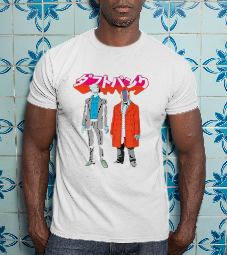Daft Punk Anime Style Characters T-Shirt