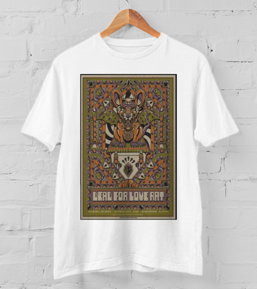 Dead For Love Rat Avondale Brewing Birmingham AL October 31 T-Shirt