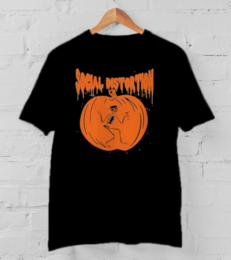 Social Distortion Skeleton Pumpkin T-Shirt