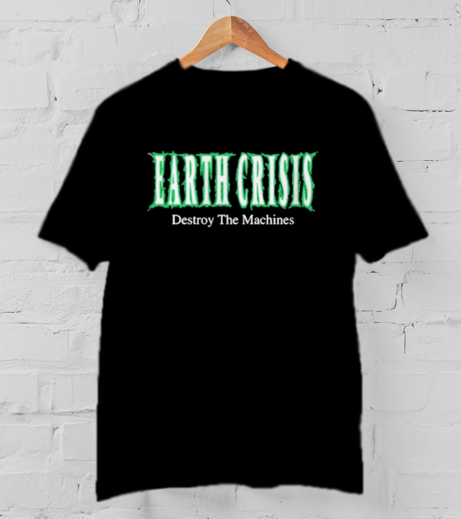Pete Wentz Earth Crisis Destroy The Machines T-Shirt