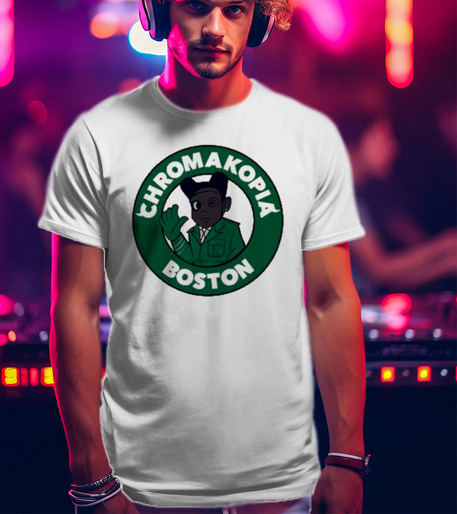 Chromakopia Boston Green Circle Character T-Shirt